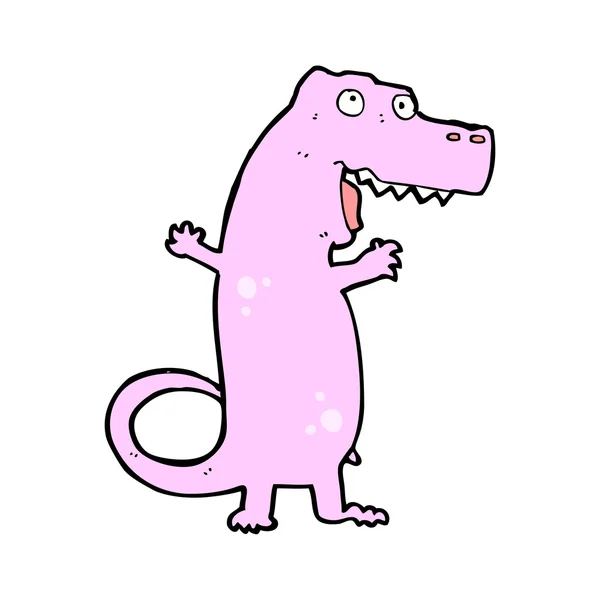 Dinosaurio rosa loco — Archivo Imágenes Vectoriales