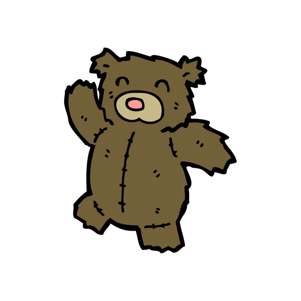 Petit ours dessin animé — Image vectorielle