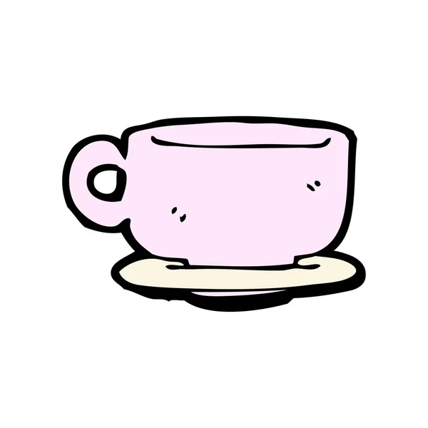 Dessin animé tasse de thé — Image vectorielle