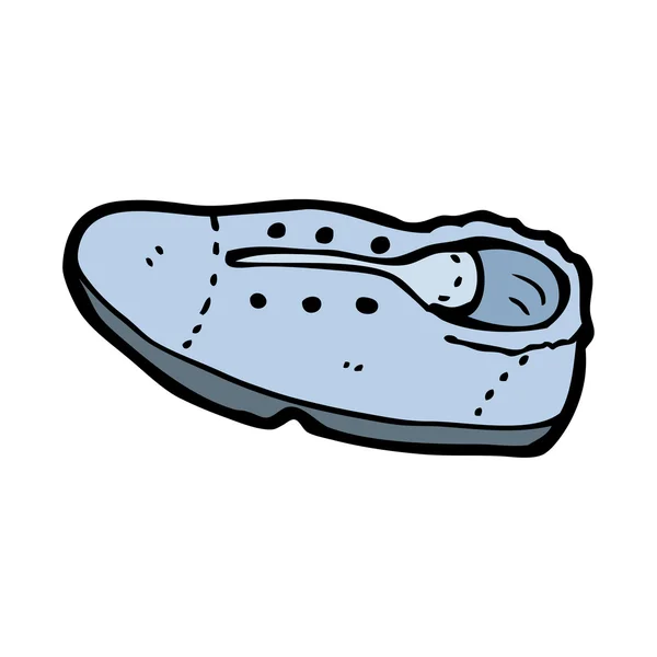 Cartoon blue shoe — Stock Vector