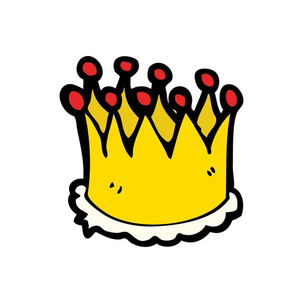 Desenhos animados Crown —  Vetores de Stock