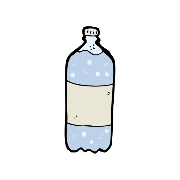 Карикатура на бутылку минеральной воды — стоковый вектор