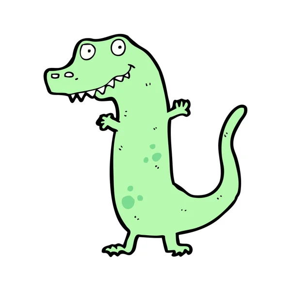 Ευτυχής δεινόσαυρος κινουμένων σχεδίων — Διανυσματικό Αρχείο
