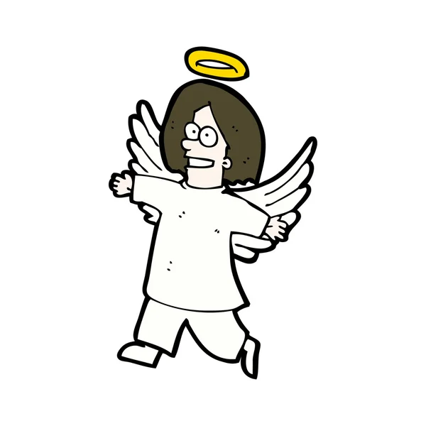 Kreskówka anioł — Wektor stockowy