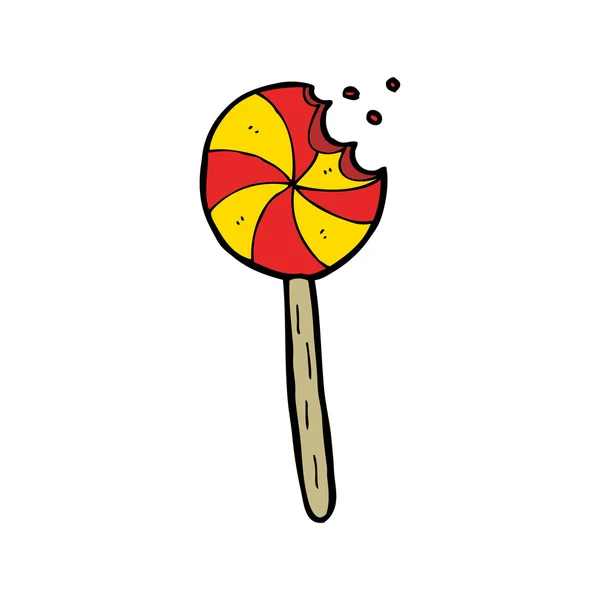 Lolipop karikatür — Stok Vektör