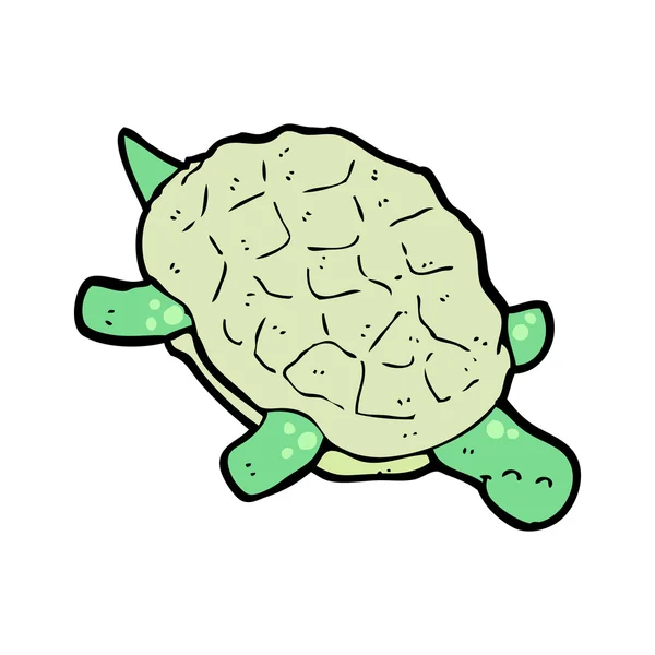 Zeeschildpad cartoon — Stockvector