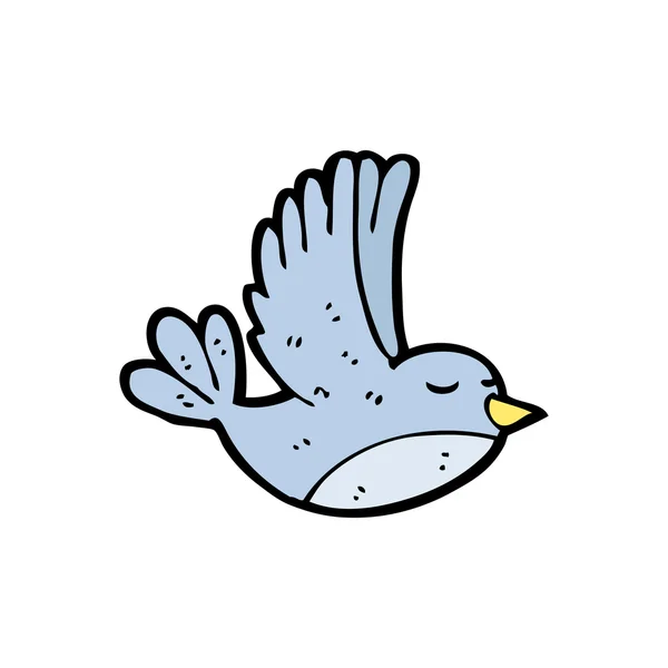 Ιπτάμενο πουλί κινούμενα σχέδια — Διανυσματικό Αρχείο