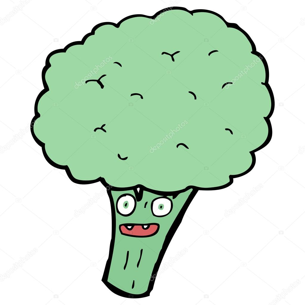 Cartoon broccoli
