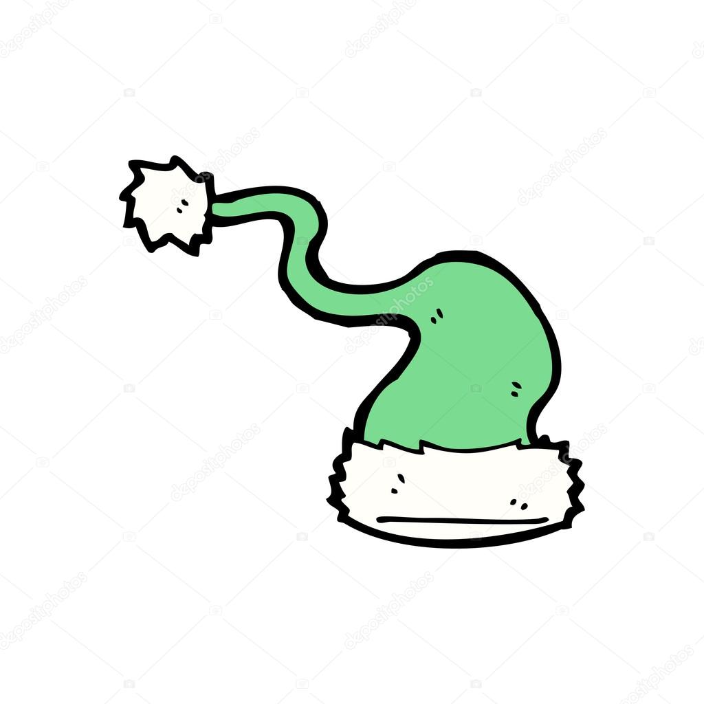Green Xmas Santa Hat