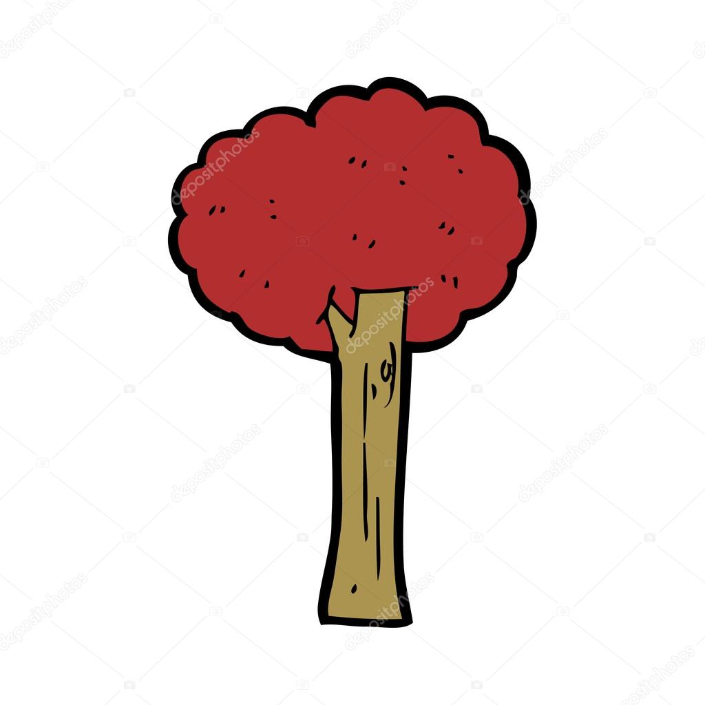Cartoon Tall Tree Cartoon Tall Tree Stock Vector C Lineartestpilot