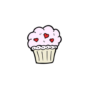 karikatür cupcake