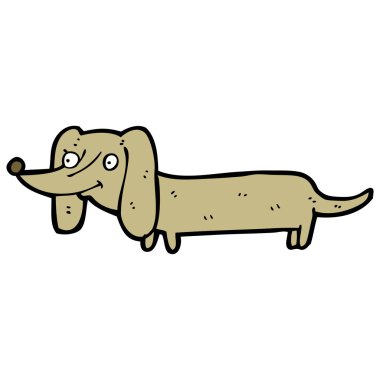 karikatür sosis köpek