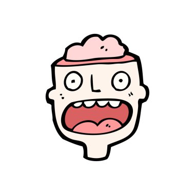 beyin karikatür maruz