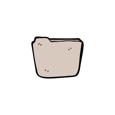 klasör simgesi karikatür