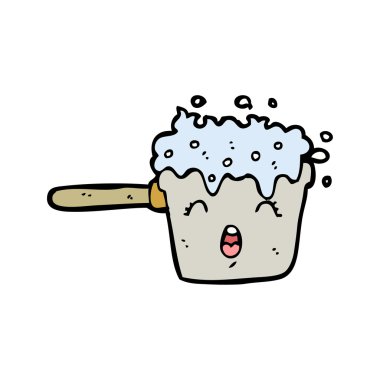 Pan çizgi film karakteri kaynar