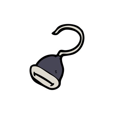 korsan kanca el karikatür