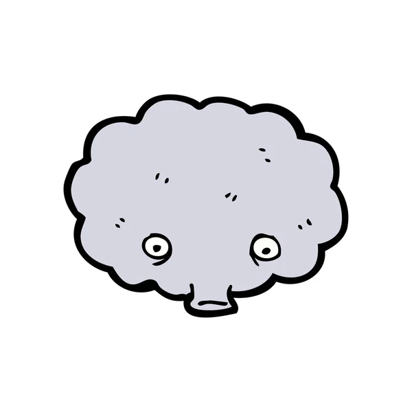 Tempestade nuvem desenhos animados —  Vetores de Stock