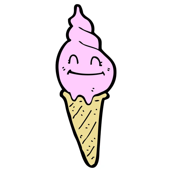 Helado de dibujos animados — Archivo Imágenes Vectoriales