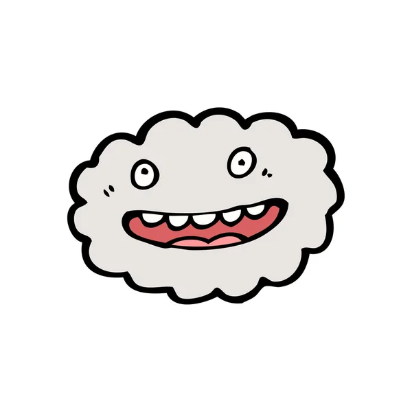 Щасливі хмара мультфільм — стоковий вектор