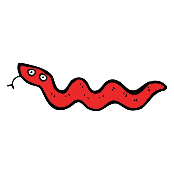 Poisonous snake cartoon — Stock Vector
