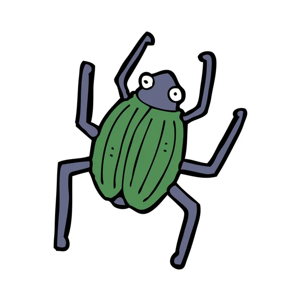 Escarabajo verde — Archivo Imágenes Vectoriales