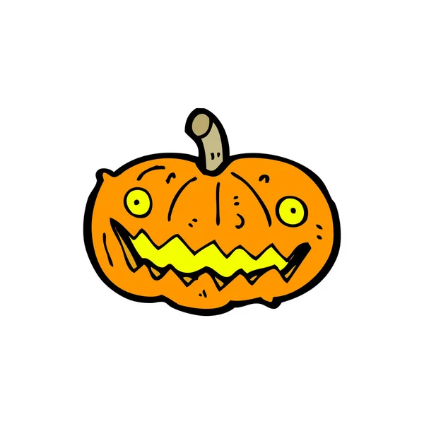 Halloween jackolantern pumpa — Stock vektor