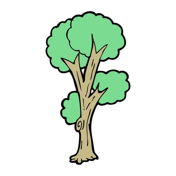 Високий дерева мультфільм — стоковий вектор
