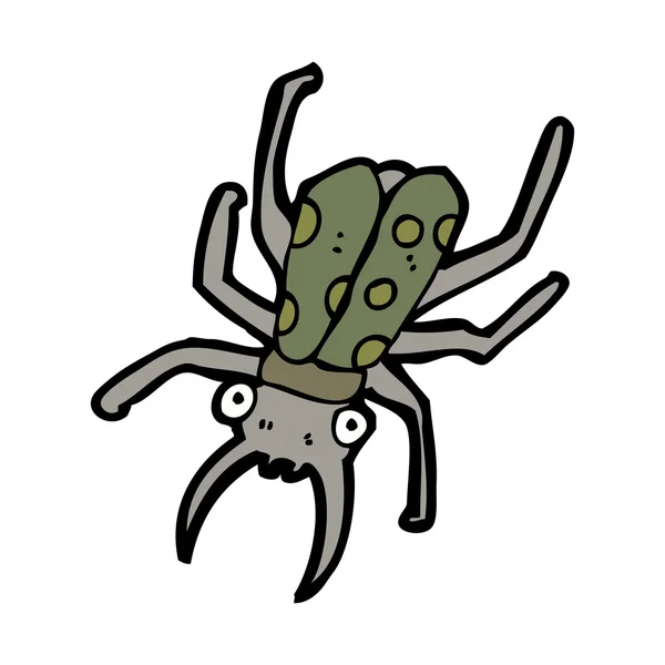 Cartoon gigantische bug — Stockvector