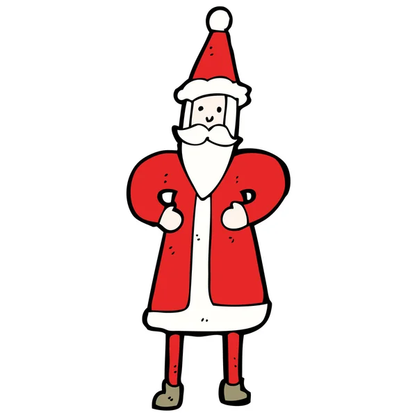 Santa decoration cartoon — Stock Vector