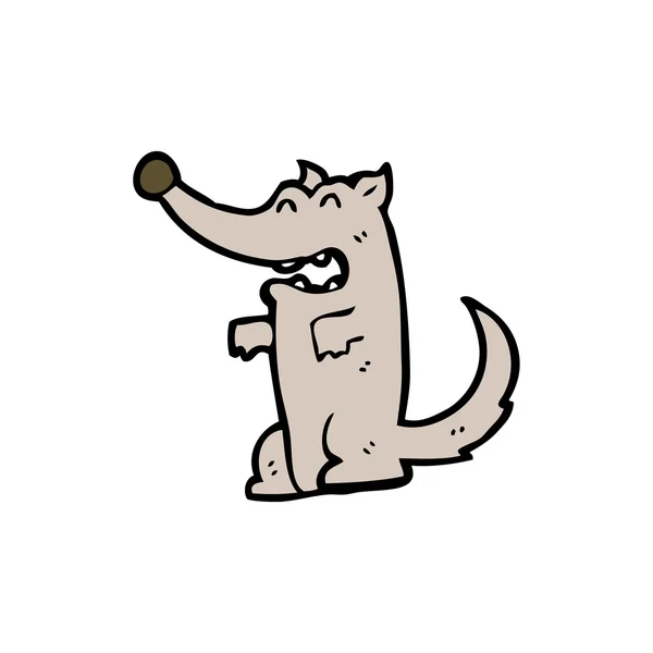 Wolf cartoon — Stock vektor