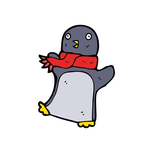 Dibujos animados de pingüinos bailando — Archivo Imágenes Vectoriales