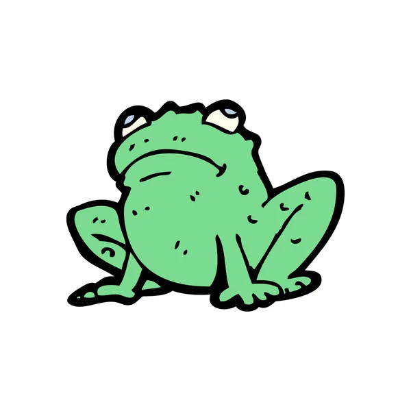 Карикатура на жабу — стоковый вектор