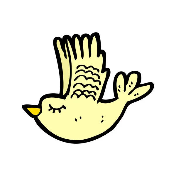 Fliegender Vogel Cartoon — Stockvektor