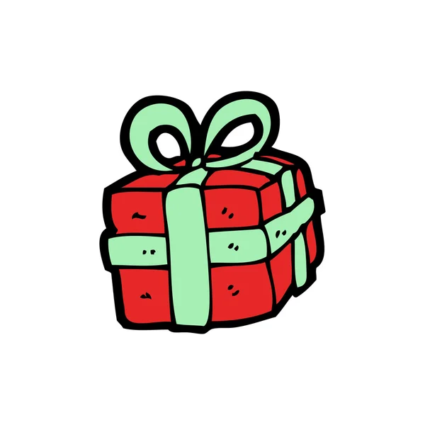 Navidad regalo de dibujos animados — Vector de stock