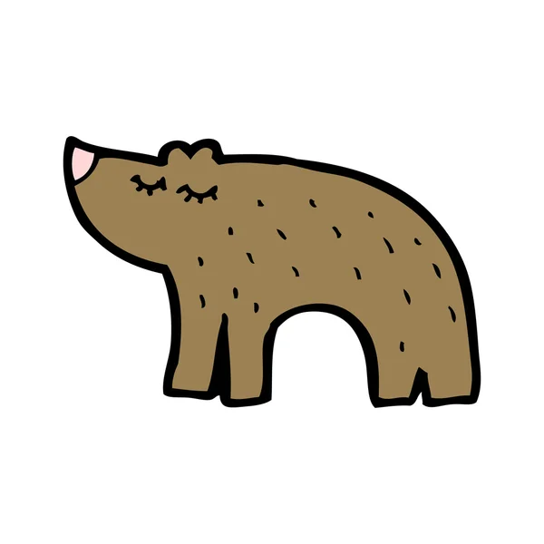 Oso de dibujos animados — Vector de stock