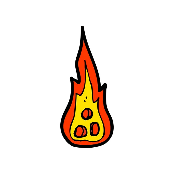 불덩어리 만화 — 스톡 벡터