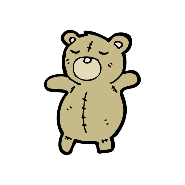 Řvoucí medvěd kreslený — Stockový vektor