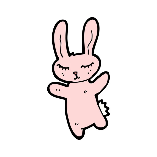 Lapin rose — Image vectorielle