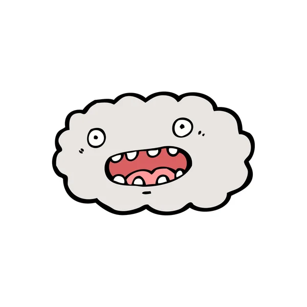 Mooie wolk cartoon — Stockvector