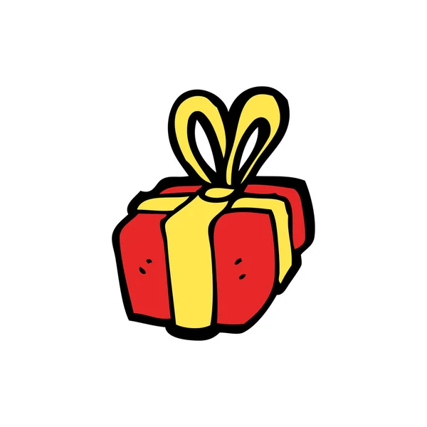 Dessin animé cadeau — Image vectorielle