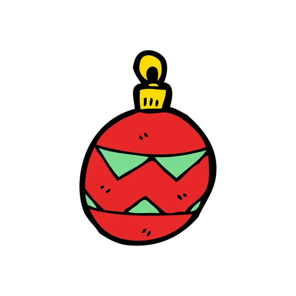 Boules de Noël dessin animé — Image vectorielle