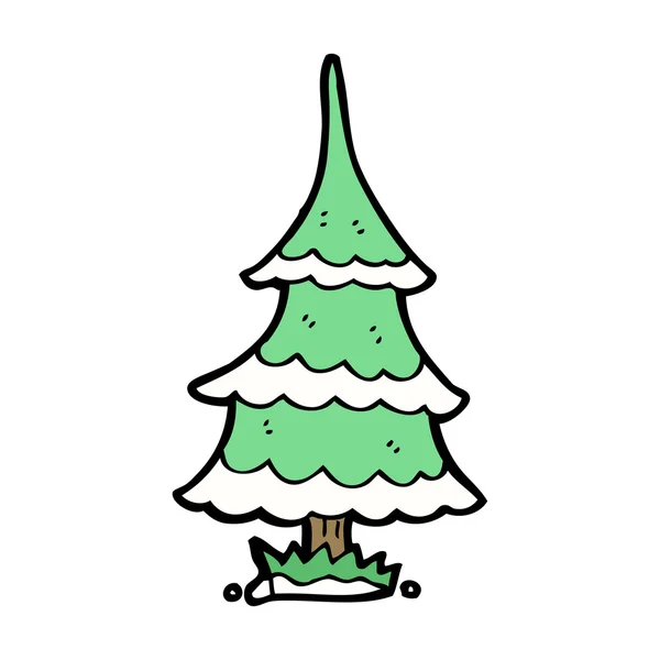 Arbre de Noël vert — Image vectorielle