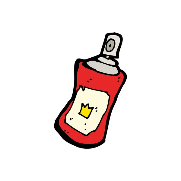 Spray de dibujos animados puede — Vector de stock