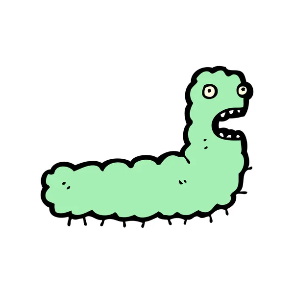 Groene rups — Stockvector