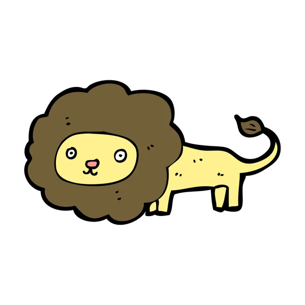 Caricature pensée Lion — Image vectorielle