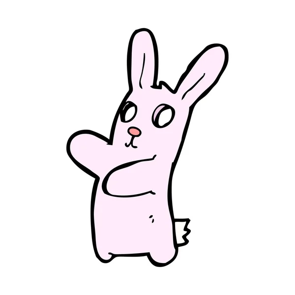 Spooky bunny cartoon — Stockvector