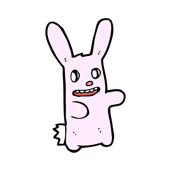 Spooky bunny cartoon — Stockvector