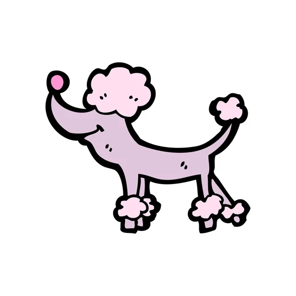 Poodle roxo — Vetor de Stock