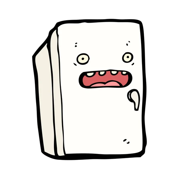 Refrigerator cartoon — Stock Vector