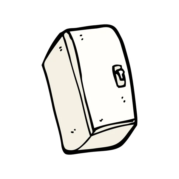 冷蔵庫の漫画 — ストックベクタ